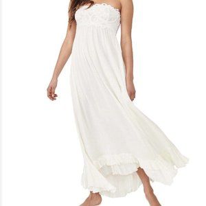 NEW FREE PEOPLE ADELLA CORSET DRESS - NWT - MEDIUM - IVORY - LACE, BOHO, HOT!!!